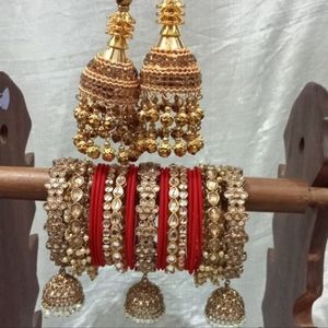 Indian Bridal Bangle and Kalire Set